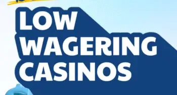 Best Low Wagering Casinos Feature Image