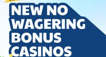 Best New No Wagering Bonus Casinos Feature Image