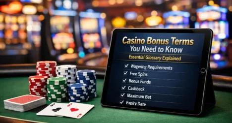 Casino Bonus Terms You Need To Know Glossary Style